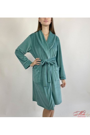 Велюровий халат Marsana 08-013